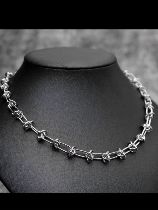 Anthropologie Jewelry - Elegant Silver Chain Necklace